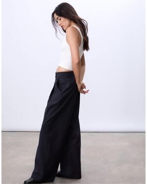 Stradivarius – elegante hose - Weiß