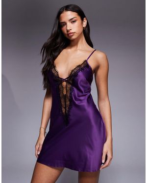 Ann Summers Cheryyann Chemise - Purple