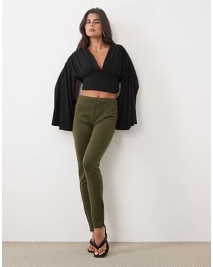 ASOS Leggings mit seitlichem schlitz - Grün