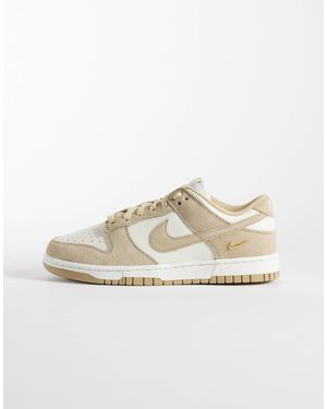 Nike Dunk low - baskets basses - et beige - Blanc