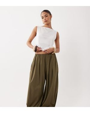 Miss Selfridge Balloon Trousers - Green
