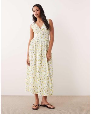 Wednesday's Girl Wednesdays Girl Midaxi Dress - Natural