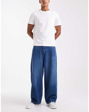 Only & Sons Carl Super Baggy Fit Jeans - Blue
