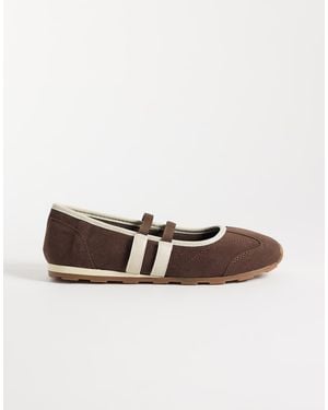 New Look Sneakerina En Marrón - Multicolor