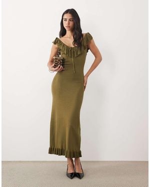 Pretty Lavish Sascha Vestito Lungo - Verde