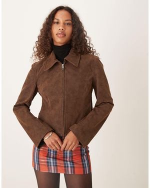 Free People River Vegan Jacket - Brown