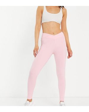 VAI21 Leggings Con Diseño Cruzado De - Rosa