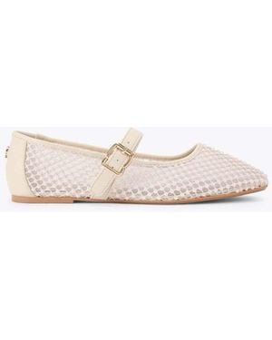 KG by Kurt Geiger Nina Mesh Ballets - White