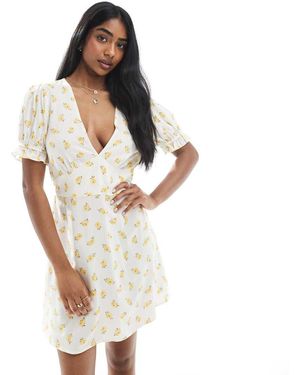 Miss Selfridge Spun Mini Tea Dress - Multicolour