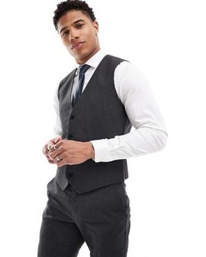 ASOS Slim Suit Waistcoat - Blue