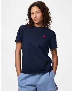Pieces T-Shirt - Blue
