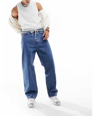 Weekday Galaxy Baggy Fit Jeans - Blue