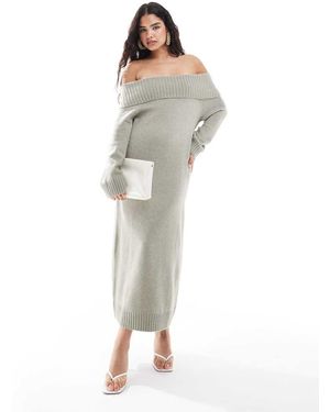 Pretty Lavish Vestito Con Gonna Al Polpaccio - Verde