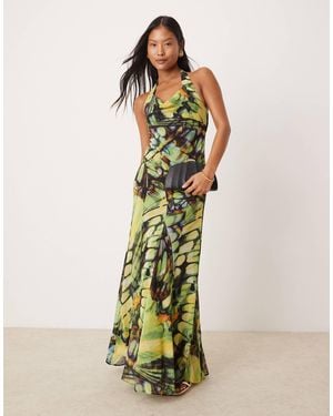 Forever New Halter Maxi Dress - Green