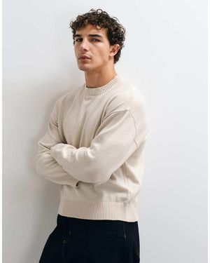 Jack & Jones Cloudgebreide Trui - Naturel