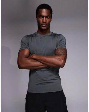 4505 Icon Active Quick Dry Muscle Fit Base Layer Training T-shirt - Grey