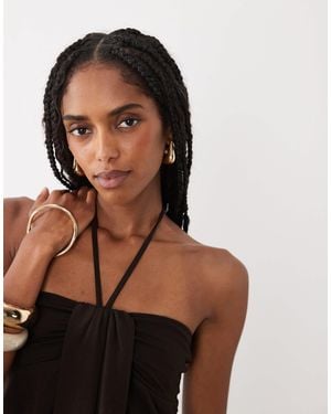 Motel Lue Halter Neck Top - Black