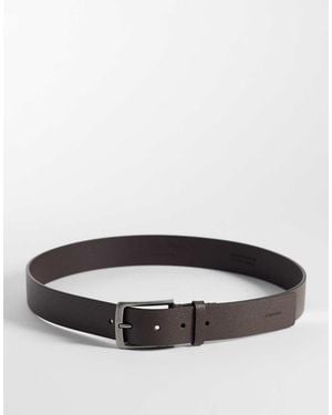 Calvin Klein Pebble Buckle Belt 35mm - Grey