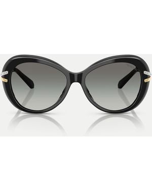 Swarovski – butterfly – sonnenbrille - Schwarz