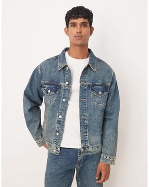 ASOS Co-ord Denim Trucker Jacket - Blue