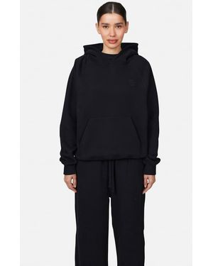 Good For Nothing Cropped Zip Hoodie - Blue