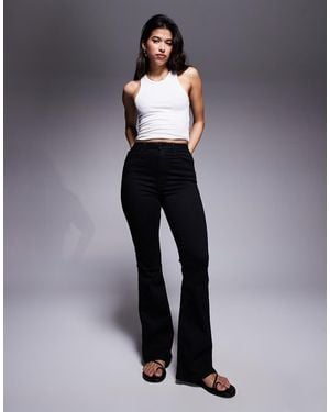 ASOS Hourglass Power Stretch Sculpt Flare Jeans - Blue