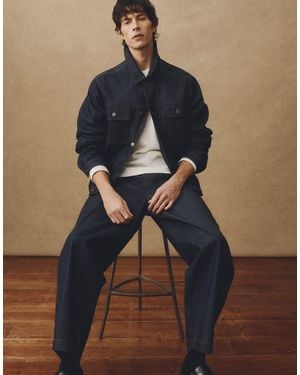 ASOS COLLECTIVE – klassisch geschnittene jeansjacke - Blau