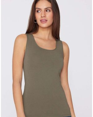 Tezenis Camisole With Wide Straps - Green