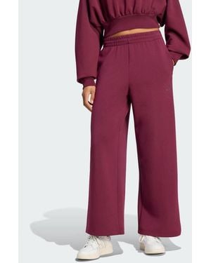 adidas Originals Soft Lux Straight Leg Trousers - Red
