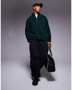ASOS Felpa Oversize Scuro - Verde