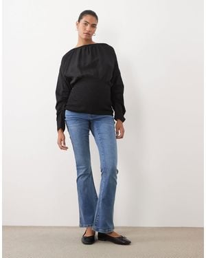 Mama.licious Mamalicious umstands-flare-jeans über dem bauch - Blau