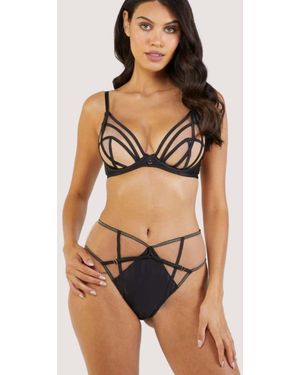 Playful Promises Ramona Plunge Bra - Brown