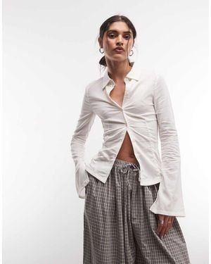 Monki Fitted Shirt - White