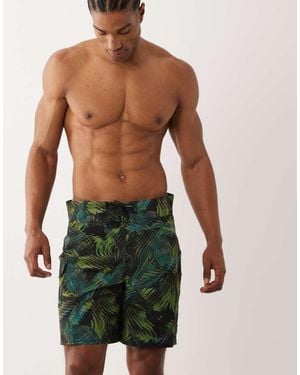 Speedo Lookout Print 18' Board Shorts - Green