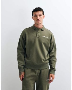 Polo Ralph Lauren Script Logo Heavyweight Polo Sweatshirt - Green
