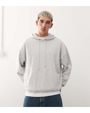 Collusion Boxy Hoodie - Grey