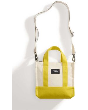 Vans Bolso Tote Lil Pergs En-Amarillo - Blanco