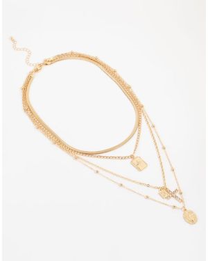 Lovisa Collar Con Diseño A Capas Y Cruz De - Blanco