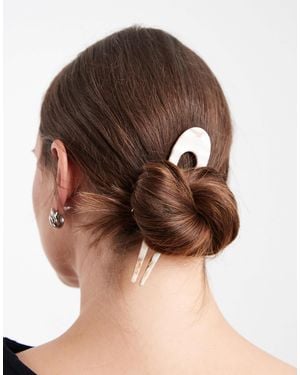 ASOS Mixed Resin French Pin - Brown