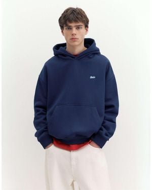 Pull&Bear Stwd hoodie - Blau