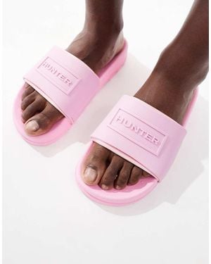 HUNTER Core Embossed Slider - Pink