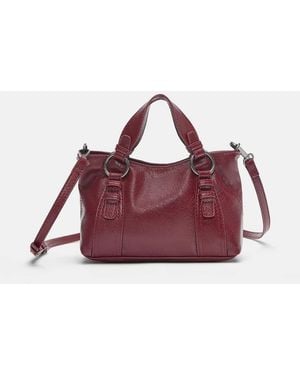 Pull&Bear Urban Crossbody Bag - Purple