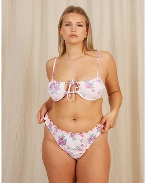 Going Somewhere Floral Bikini Bottom - Natural