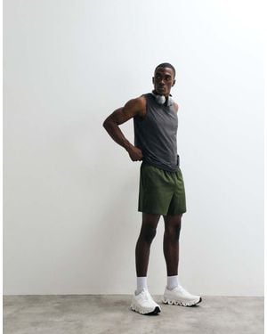 4505 Icon 5 Inch Quick Dry Training Shorts With Zip Pockets - Green