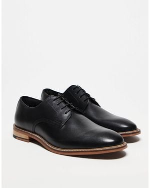 ASOS Lace Up Derby Shoes - Black
