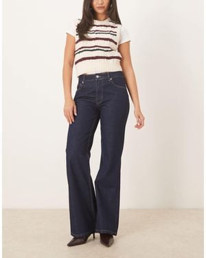 ASOS Relaxed Flare Jean - Blue