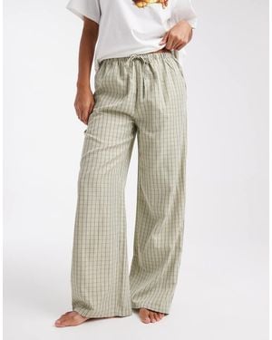 Daisy Street Pull On Pyjama Trousers - Natural