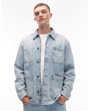 Tommy Hilfiger Denim Chore Jacket - Blue