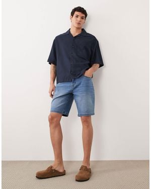 Threadbare Denim Shorts - Blue