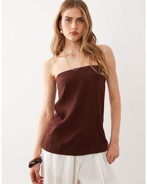 Miss Selfridge Linen Look Tailored Bandeau